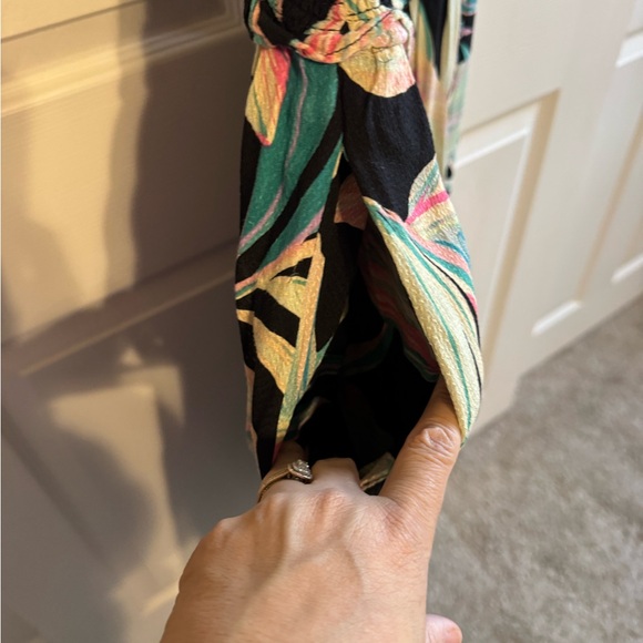 Torrid Rayon Smocked Tiered Maxi Dress Size 1 - Picture 7 of 9